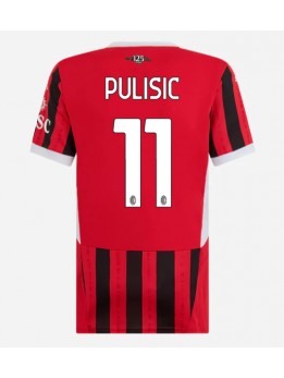 AC Milan Christian Pulisic #11 Heimtrikot für Frauen 2024-25 Kurzarm